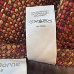 Liz Claiborne Vintage ‘00s Brown & Burgundy Textured Knee Length Skirt Photo 8