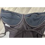 MiracleSuit  Ruched One Piece Swimsuit 14 Slimming Twist Front Brown Underwire Photo 3