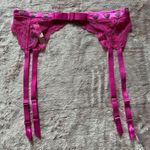Victoria's Secret Victoria’s Secret‎ Lingerie Pink Lace VS Rhinestone Garter Size XS/S Photo 3