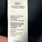 Under Armour Black High Support Sports Bra 38D Perforated Back Clasp Closure Photo 4