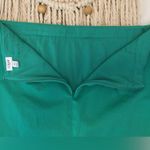 J.Crew Scalloped Sateen Pencil Skirt in Spring Green Size 10 Photo 4