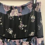 Cato  witchy coastal cowgirl Floral patchwork Tiered Maxi Skirt purple& blue #716 Photo 1