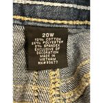 a.n.a . Crop Back Flap Pockets Women's size 20W Dark Wash Blue Denim Jeans (0885) Photo 6