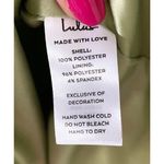 Lulus  Asymmetrical Formal Bodycon Mini Dress Light Green Silver Size Large NEW Photo 6