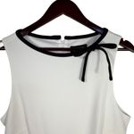 Alexia Admor NWT Ida White Black Sleeveless Fit & Flare Dress Bow Detail Size M Photo 2