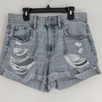 Aeropostale  distressed jean mom shorts Photo 0