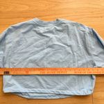 Bardot The Drawstring Sweater Medium Cropped Baby Blue Photo 8