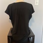 Banana Republic  Black Short Sleeve V Neck Shirt Size Small Photo 1