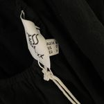 Princess Polly NWT  Black Short Sleeve Shirred Open Back Romper Photo 8