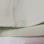 Lululemon Ribbed Softstreme Cropped Kohlrabi Green Fitted Tank Top Size 12 Photo 3