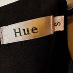 Hue  Black Sleeveless Dress with Bold Side Pleats - Size Small Photo 5