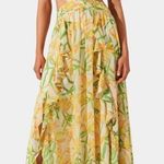 ASTR The Label Noya Floral Pleated Cutout Maxi Dress-S Photo 0