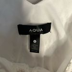 AQUA Crochet Flutter Sleeve Top size Small Photo 2