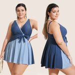 BloomChic Women’s Swimsuit Contrast V Photo 1