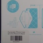FINAL MARKDOWN Nib Pursecase for iPhone 6 Black Photo 4