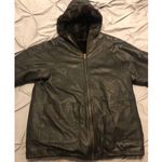 AMBIENCE 100% leather revisable jacket size L. Black Photo 0