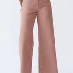 ZARA Marine Straight Jeans - Pink Photo 0