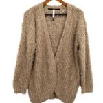 Kensie Fuzzy Cardigan Sweater Eyelash Open Front Medium Photo 0