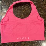 NVGTN Pink Halter Sports Bra Photo 0