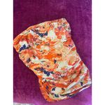 Maeve Anthropologie Floral Ruched Tube Top Size Medium M FEMININE SEXY Smocked Photo 1