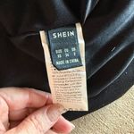 SheIn  Dark Blue Satin Dress Photo 5