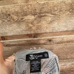 Miss Chievous  Women's Size Medium Sleeveless Lace Overlay Mock Neck Gray Blouse Photo 2