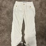 Old Navy Y2K White Crop Pants Photo 0