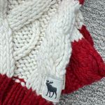 Abercrombie & Fitch Abercrombie Red White Scarf and Beanie Preppy Photo 3