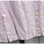 J. Jill Dress Purple Linen Sleeveless Tank Knee Length Summer Size Large Photo 3