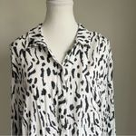 Rails Rocsi Shirt Ivory Cheetah REVOLVE Button Down Size XL Long Sleeve Photo 4