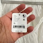 Free People  Clean Ivory Marina Eyelet Embroidered Tank Top Blouse Women XL NWT Photo 6