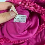 NEW Loyeloy women's pink sequins one shoulder cutout strap‎ bodycon mini dress Size XS Photo 8