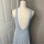 Show Me Your Mumu Show me Your Mumu Jenn low back maxi dress bridesmaids dusty blue size XL Photo 5