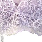 Aerie Lavender Highlands Lace Longline Racerback Bralette XS Removable Pads Photo 3