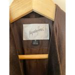 Jacqueline Ferrar  Brown Dress Velvet Button & Collar Coat Dress Size 8 Photo 5