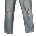Mother The High Waisted Rider Skimp The Confession Distressed Jeans Size 26 Blue Photo 10