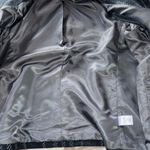 Talbots  Women’s Wool Blend Plaid Jacket Size 14‎ Snap Front Long Sleeve Gray Photo 7