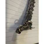 SOLID METAL CHINESE DRAGON BRACELET UNISEX GIFT. Silver Photo 4