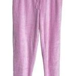 Topshop  Pink Velvet Velour Casual Pants 4 Photo 0