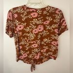 Madewell  Novel Tie-Front Top in Hillside Daisies Size Small Photo 3