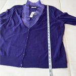 New York & Company Womens Size XL Purple Blouse & Cardigan One Piece Office‎ NEW Photo 4