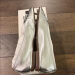 Schutz New in Box  Arissa Metallic Silver Ballet Flats Sz 7.5 Photo 9