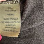 Calvin Klein black 100% Cotton short sleeve baby doll top lace trim Size Small Photo 5