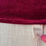 Sexy Velvet Burgundy V Neck Cropped Bra Top Size Large Red Photo 5