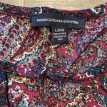 American Eagle Paisley Peasant Dress Photo 5