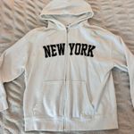 Garage White Zip Hoodie Photo 0