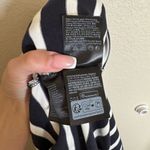 COS  Striped Knit Polo‎ Maxi Dress Size medium Black and White Photo 7