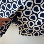 Boden Pencil Skirt Geometric Print Blue & White Blue Size 4 Photo 9