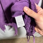 Indigo Thread Co Purple Long Sleeve Thermal Top Fringe Boho Grunge 3X Scoop Neck Size undefined Photo 5
