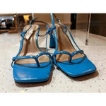 Nasty Gal  strappy cone square toe heels size 8 Photo 4